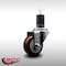 Service Caster 3'' SS Maroon Poly Wheel Swivel 1-5/8'' Expanding Stem Caster SCC-SSEX20S314-PPUB-MRN-158 - alternate 2
